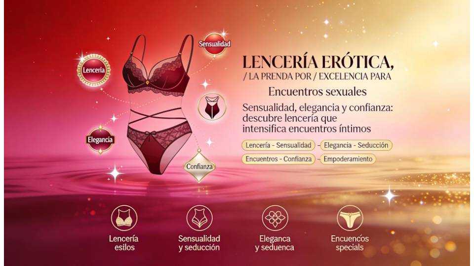 Lencería erótica, la prenda por excelencia para encuentros sexuales